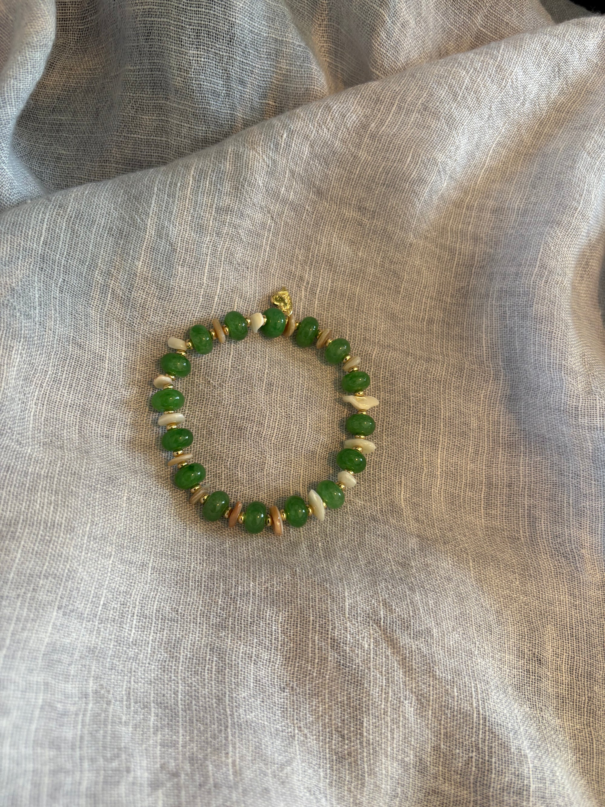 FloShine - green/gold - armband