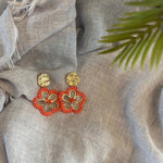 FloCharm - coral - oorbellen