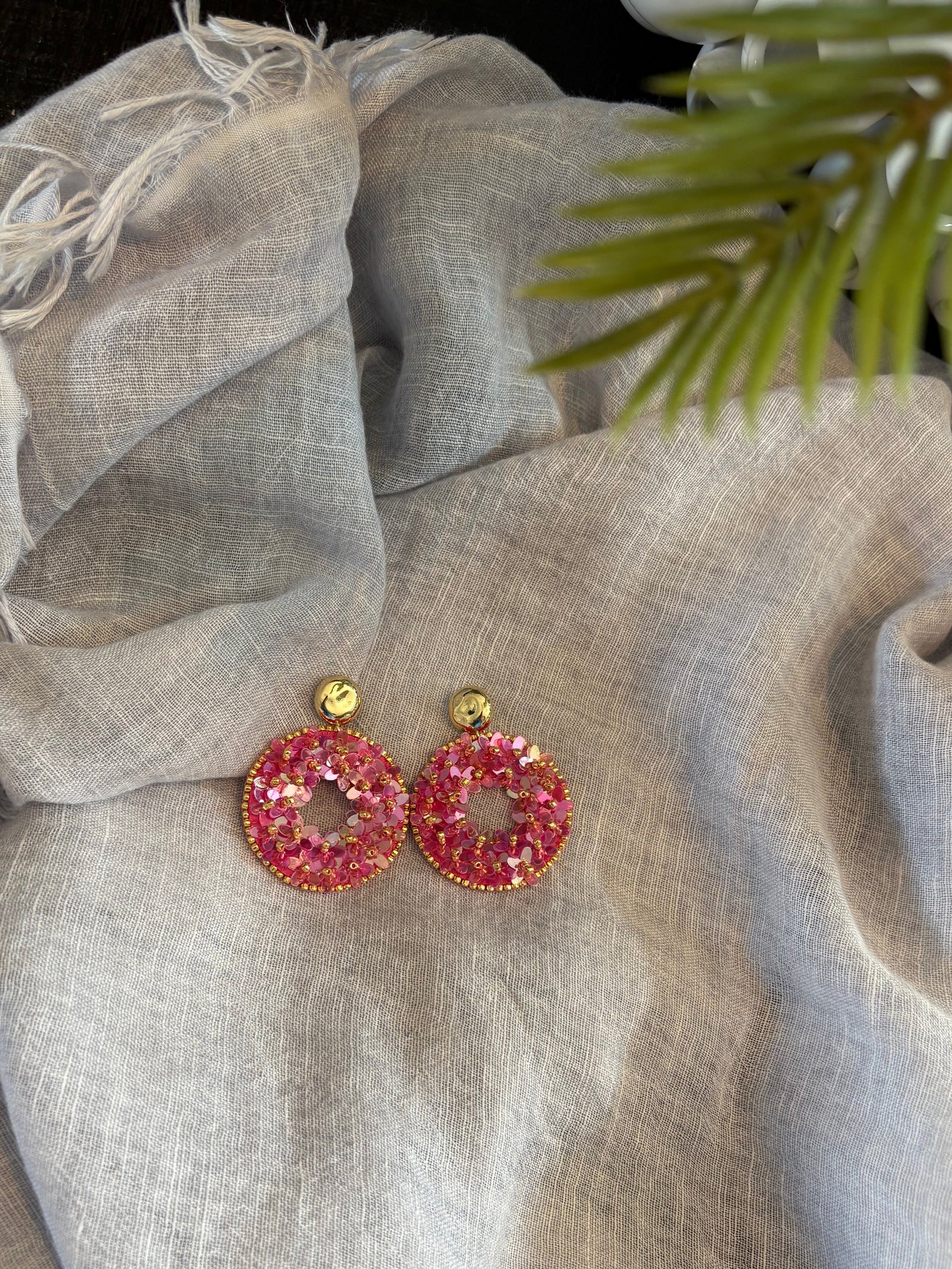FloBold - fuchsia - oorbellen