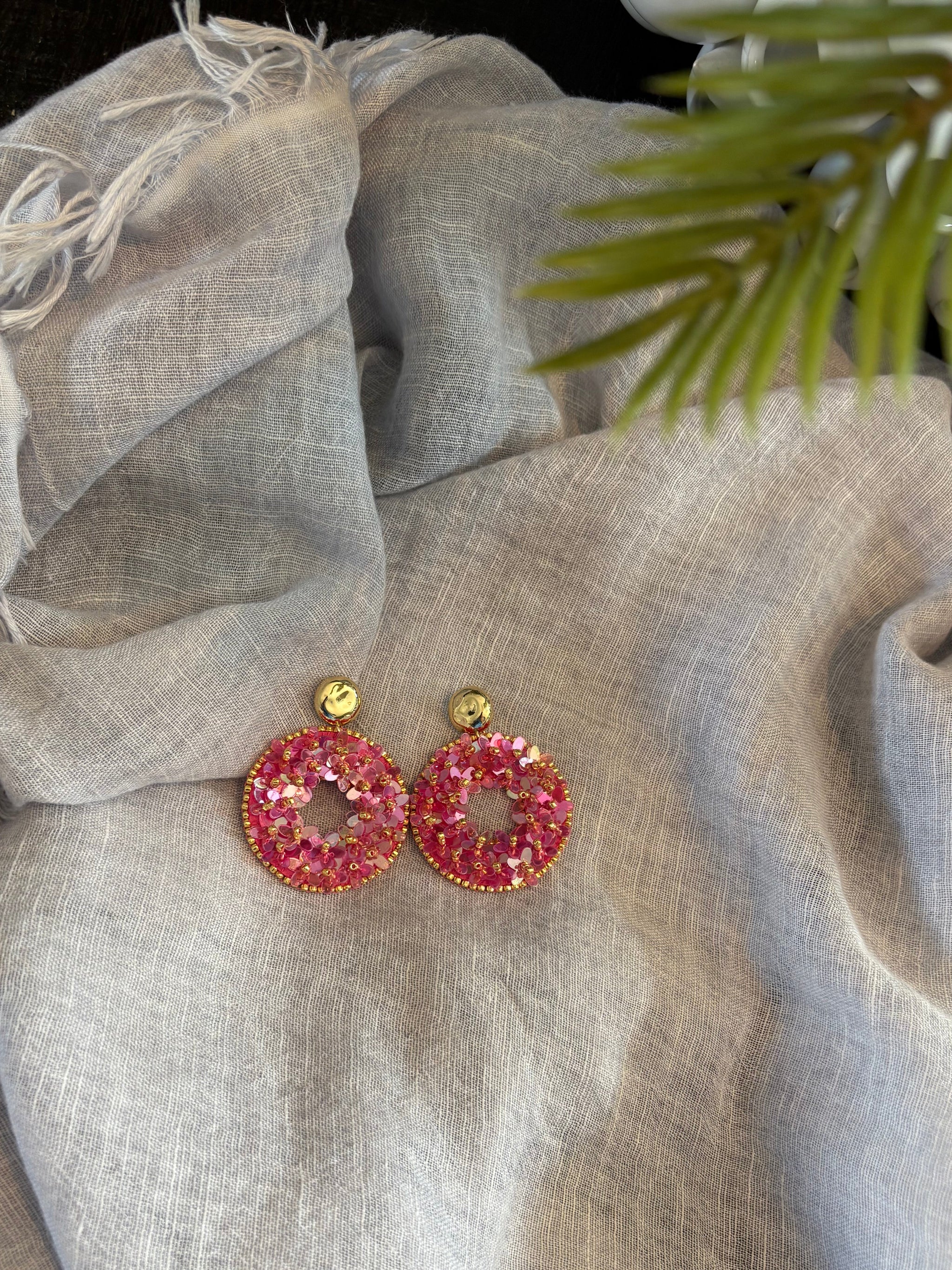 FloBold - fuchsia - oorbellen