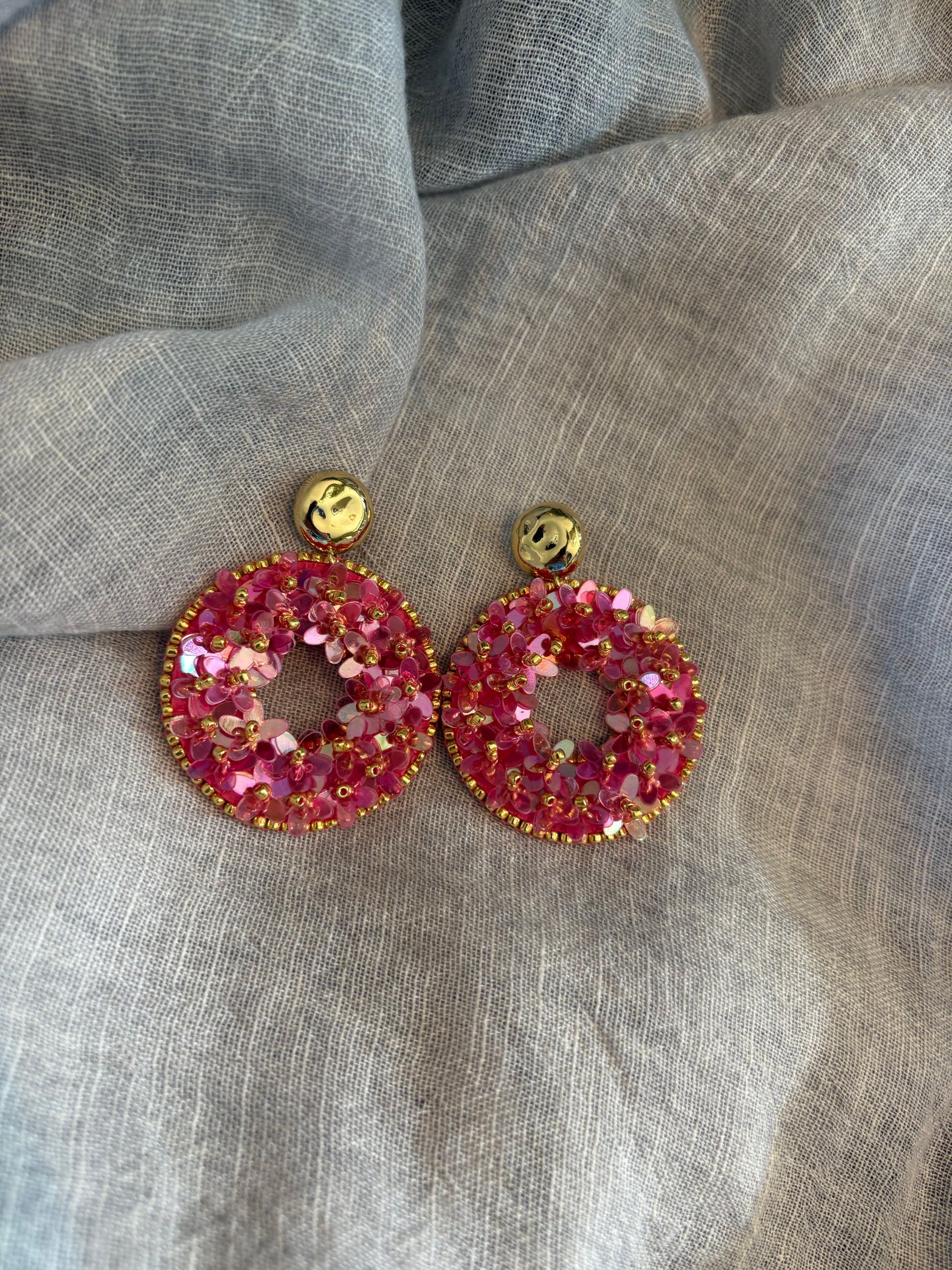 FloBold - fuchsia - oorbellen