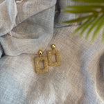 FloGraze - ecru/gold - oorbellen