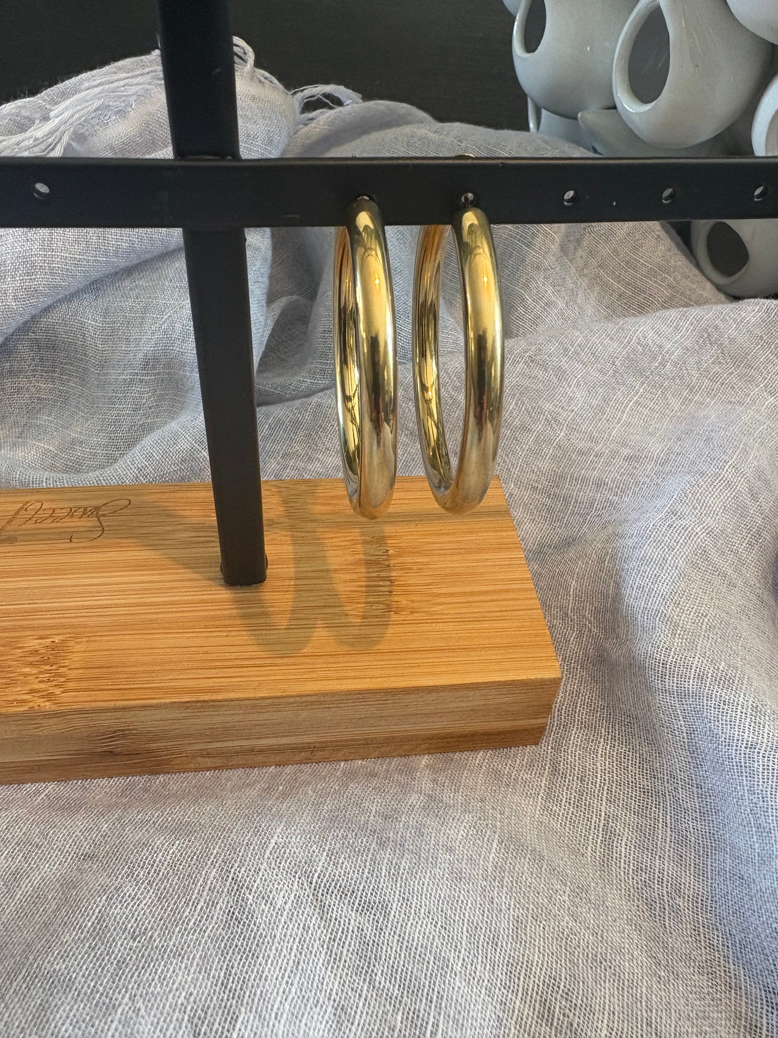 FloLink - gold - oorbellen