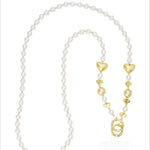 FloEcho - parel/gold - telefoon ketting