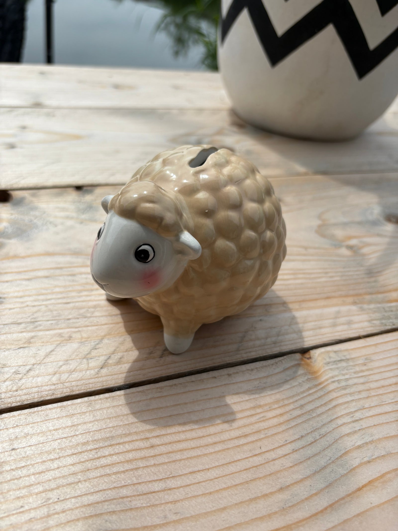 MeeNova - beige - spaarpot