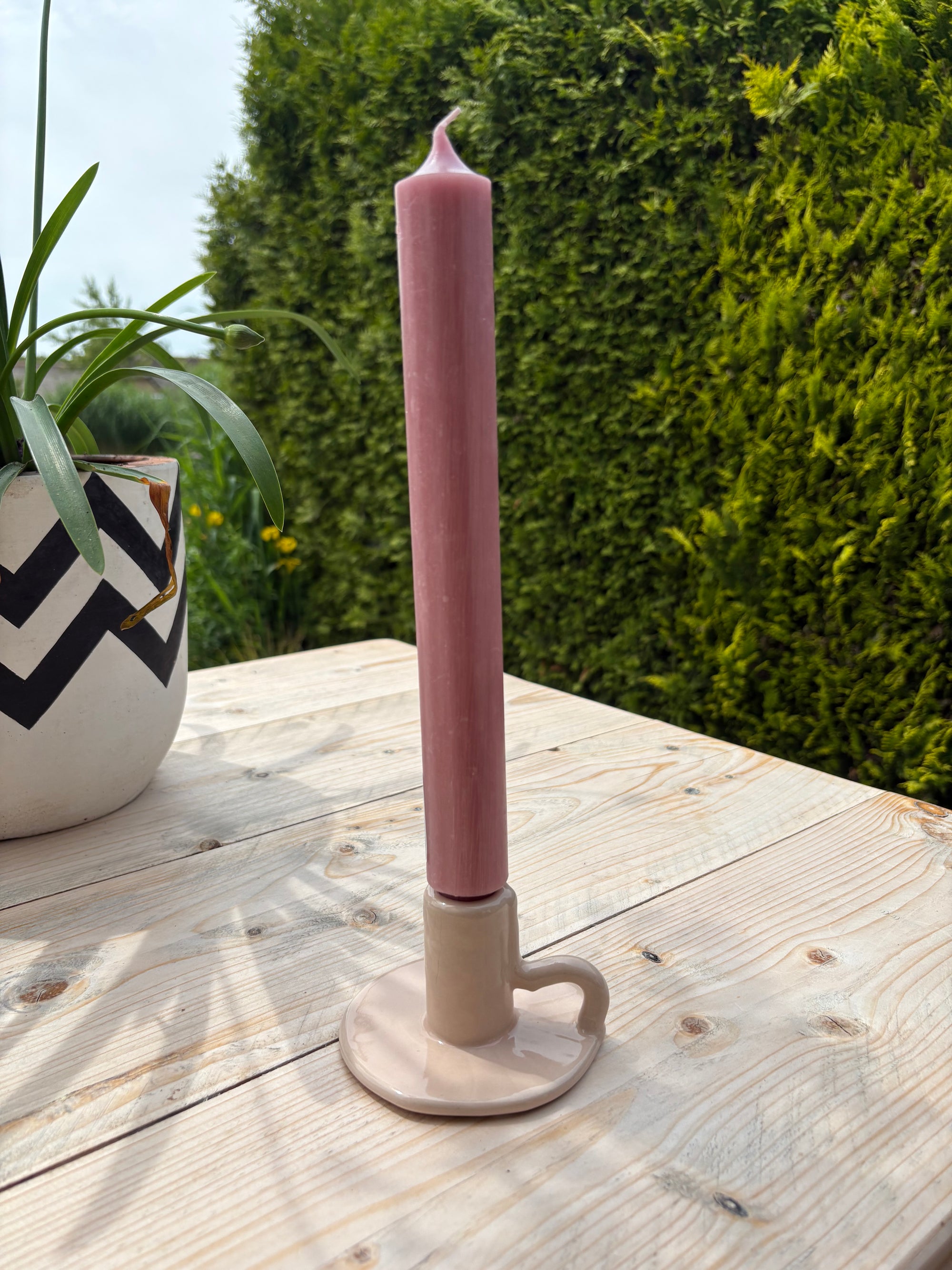 MeeBreeze - Beige - Kaarsen kandelaar